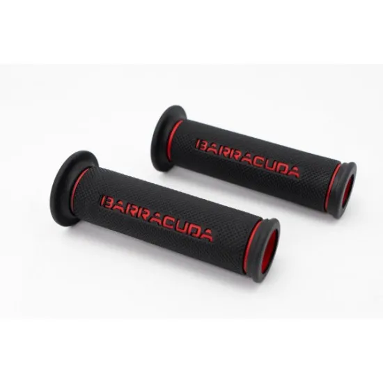 Мото ръкохватки BARRACUDA BASIC RACING GRIPS RED - Мото ръкохватки от марка Barracuda