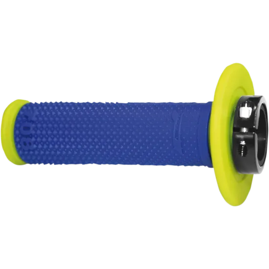 Мотокрос ръкохватки PROGRIP 708 Lock-On Locking BLUE/FLUO YELLOW - Мото ръкохватки от марка Progrip