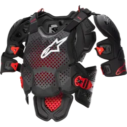 Протекторна броня ALPINESTARS A-10 V2 BLACK/RED
