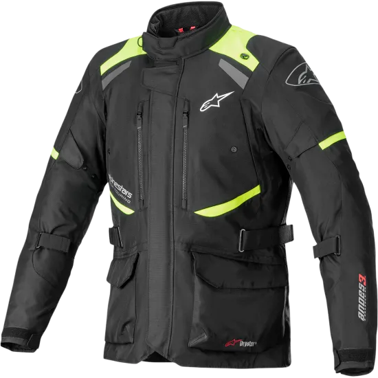 Текстилно мото яке Alpinestars Andes V3 Black/Yellow