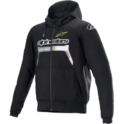Мото суичър ALPINESTARS Chrome Sport BLACK/YELLOW