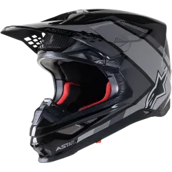 Мотокрос каска ALPINESTARS SM10 Carb BLACK/GRAY