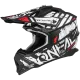 Мотокрос каска ONEAL 2SERIES GLITCH V.23 BLACK/WHITE - Мотокрос каски от марка ONeal