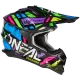 Мотокрос каска O'NEAL 2SERIES GLITCH V.23 MULTI с ABS черупка и регулируема козирка