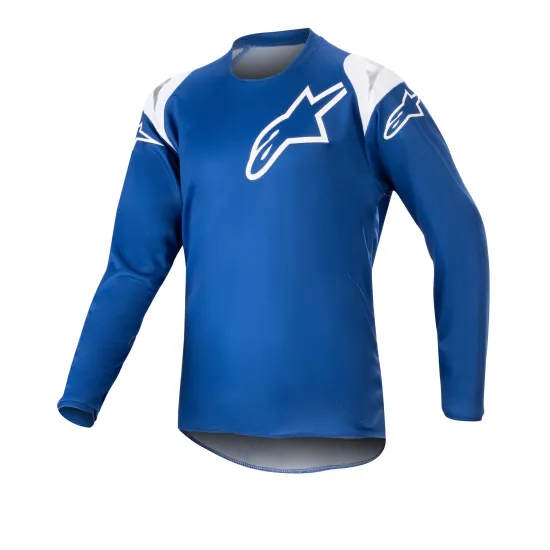 Детско мотокрос джърси ALPINESTARS Racer Narin BLUE/WHITE - Детски джърси блузи от марка Alpinestars