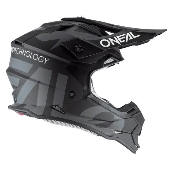 Мотокрос каска ONEAL 2SERIES SLICK V.23 BLACK/GRAY - Мотокрос каски от марка ONeal
