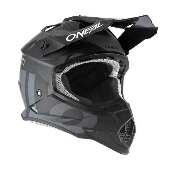 Мотокрос каска ONEAL 2SERIES SLICK V.23 BLACK/GRAY - Мотокрос каски от марка ONeal