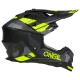 Мотокрос каска ONEAL 2SERIES SPYDE V.23 BLACK/GRAY/NEON YELLOW - Мотокрос каски от марка ONeal