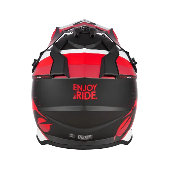 Мотокрос каска ONEAL 2SERIES SPYDE V.23 BLACK/RED/WHITE - Мотокрос каски от марка ONeal