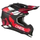 Мотокрос каска ONEAL 2SERIES SPYDE V.23 BLACK/RED/WHITE - Мотокрос каски от марка ONeal
