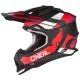 Мотокрос каска ONEAL 2SERIES SPYDE V.23 BLACK/RED/WHITE - Мотокрос каски от марка ONeal