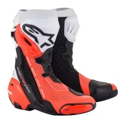 Ботуши ALPINESTARS SUPERTECH R VENTED ORANGE/WHITE 