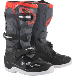 Детски мотокрос ботуши ALPINESTARS Tech 7S Red, Gray, Black