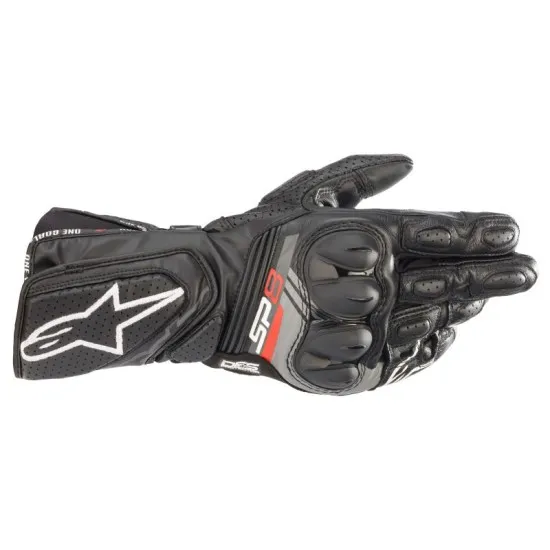КОЖЕНИ РЪКАВИЦИ ALPINESTARS SP-8 V3 BLACK/GRAY - Кожени ръкавици за мотор от марка Alpinestars