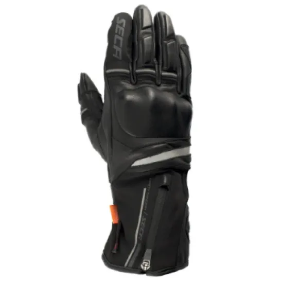 Текстилни мото ръкавици SECA STORM BLACK - Текстилни ръкавици за мотор от марка SECA