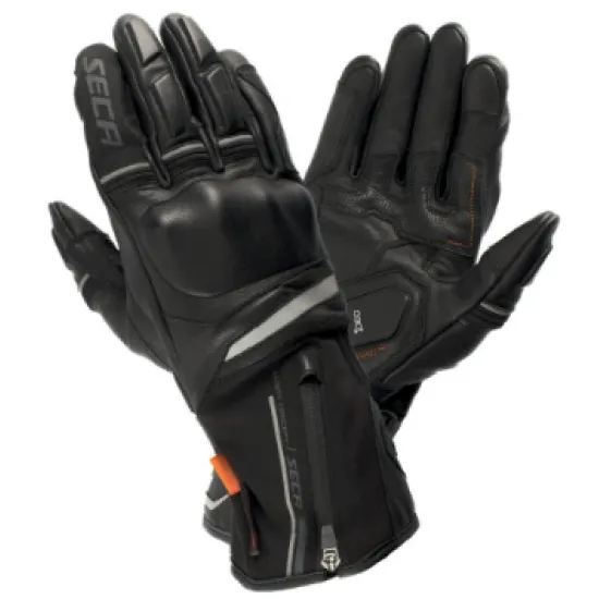 Текстилни мото ръкавици SECA STORM HTX BLACK - Текстилни ръкавици за мотор от марка SECA
