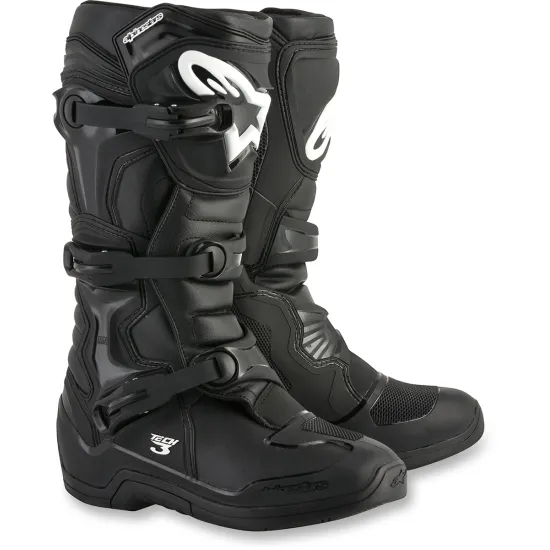 Мотокрос ботуши ALPINESTARS TECH 3 BLACK - Мотокрос ботуши от марка Alpinestars