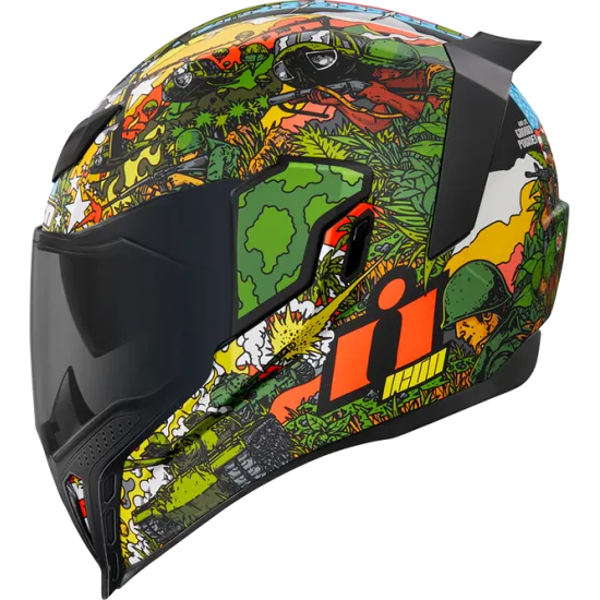 Каска ICON AIRFLITE GP23 – Поликарбонатна каска с прозрачен и тъмен визьор