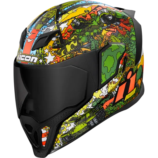 Каска ICON AIRFLITE GP23 – Поликарбонатна каска с прозрачен и тъмен визьор