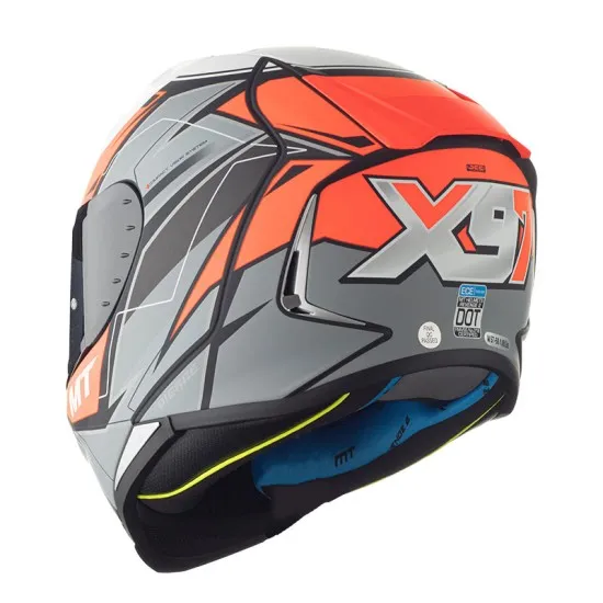 Каска MT REVENGE 2 XAVI VIERGE A5 MATT FLUO RED - Спортни каски от марка MT