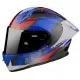 Мото каска MT KRE Plus Carbon Projectile Gloss Blue - лекота и защита