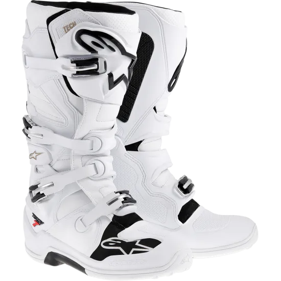 Мотокрос ботуши ALPINESTARS TECH 7 WHITE - Мотокрос ботуши от марка Alpinestars