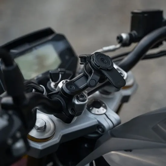 Quad Lock Handlebar Mount PRO – стойка за кормило с удължено рамо и черен монтажен лост