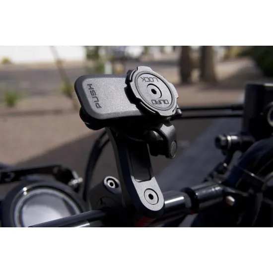 Quad Lock Handlebar Mount PRO – стойка за кормило с удължено рамо и черен монтажен лост