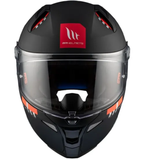 Каска MT REVENGE 2 S SOLID A1 MATT BLACK с високоякостен дизайн и матов черен завършек