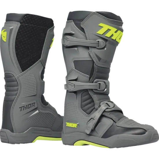 Мотокрос ботуши THOR BLITZ XR GRAY/ACID - Мотокрос ботуши от марка Thor