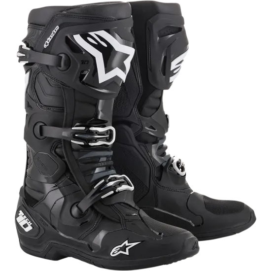 Мотокрос ботуши ALPINESTARS TECH 10 BLACK - Мотокрос ботуши от марка Alpinestars