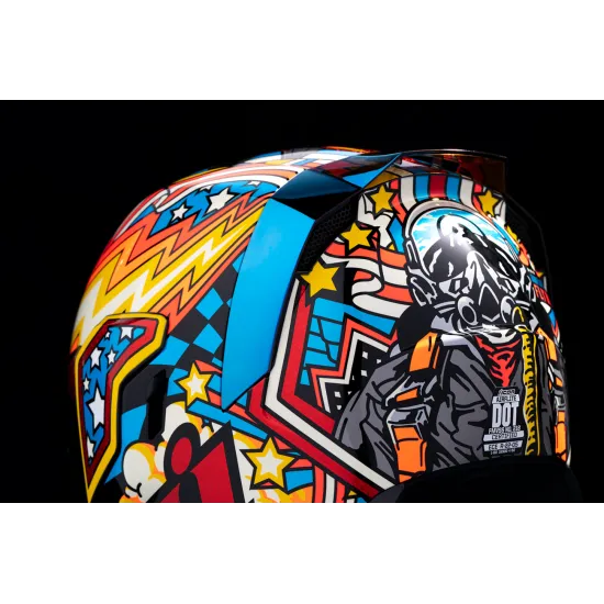 Каска ICON AIRFLITE ™ Flyboy BL – Dropshield™, Supervent, и Hydradry™ комфорт