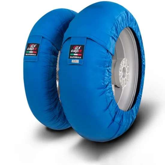 Нагреватели за гуми Suprema Spina - BLUE M/L - Мото гараж от марка Capit