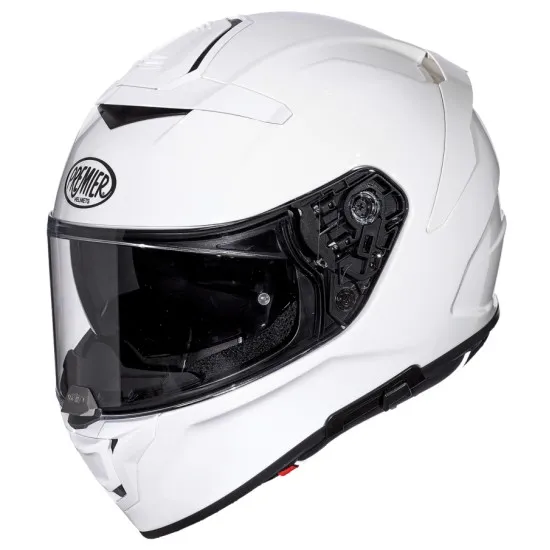 Каска PREMIER DEVIL U8 WHITE – мото каска с Pinlock и слънчеви очила