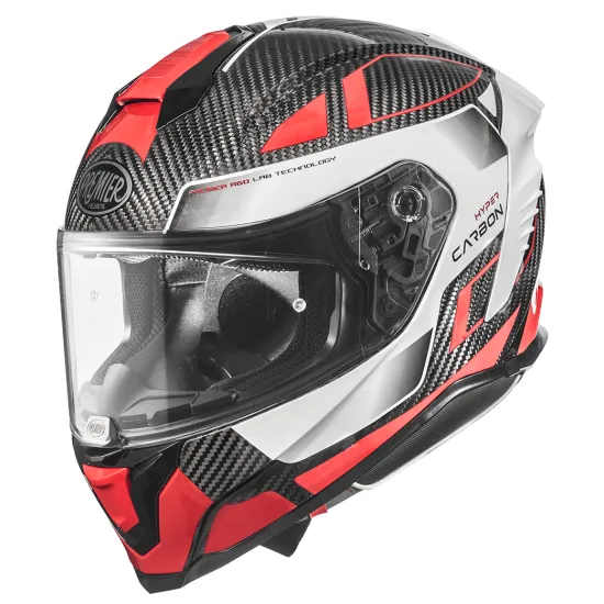 Карбонова мото каска PREMIER HYPER CARBON TK 92 – стил и безопасност