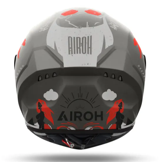 Каска AIROH CONNOR DESPERADO ORANGE MATT - Дамски мото каски от марка AIROH