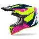 Мотокрос каска AIROH STRYCKER BLAZER BLUE PINK GLOSS - Мотокрос каски от марка AIROH