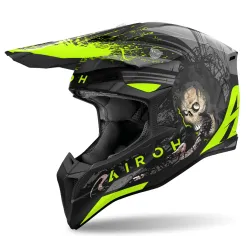 Мотокрос каска AIROH WRAAAP DARKNESS MATT