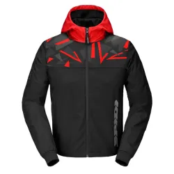 Текстилно мото яке SPIDI HOODIE EVO SPORT RED