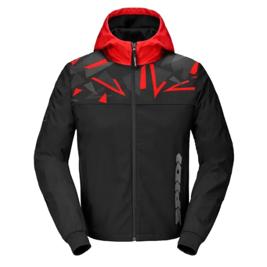 Текстилно мото яке SPIDI HOODIE EVO SPORT RED - Текстилни якета от марка SPIDI