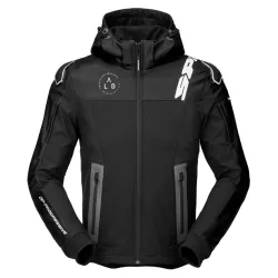 Текстилно мото яке SPIDI HOODIE WARRIOR BLACK