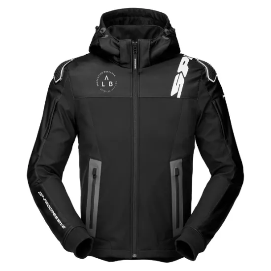 Текстилно мото яке SPIDI HOODIE WARRIOR BLACK - Текстилни якета от марка SPIDI