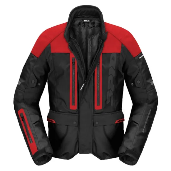 Текстилно мото яке SPIDI TRAVELER 3 EVO BLACK/RED - Текстилни якета от марка SPIDI