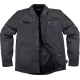 Текстилно мото яке ICON Upstate Canvas National BLACK - Текстилни якета от марка ICON