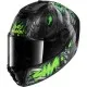 SHARK SPARTAN RS SHAYTAN BLACK/GREEN – мото каска с черно-зелен дизайн и матов завършек