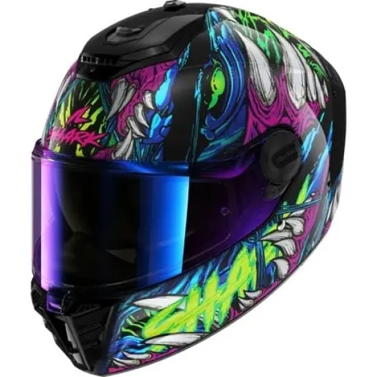 SHARK SPARTAN RS BYHRON BLACK/GRAY/ORANGE MATT – черно-сиво-оранжева мото каска с матов дизайн