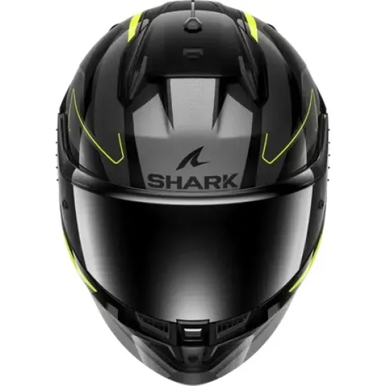 Каска SHARK D-SKWAL 3 SIZLER GLOSS BLACK/GREY/YELLOW FLUO - Спортни каски от марка SHARK