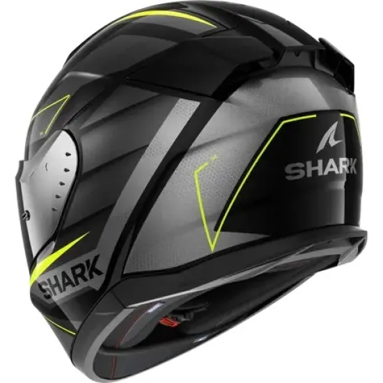 Каска SHARK D-SKWAL 3 SIZLER GLOSS BLACK/GREY/YELLOW FLUO - Спортни каски от марка SHARK