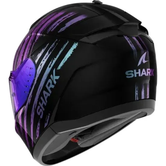 Каска SHARK RIDILL 2 MOLOKAI GLOSS BLACK/VIOLET - модерна и безопасна каска