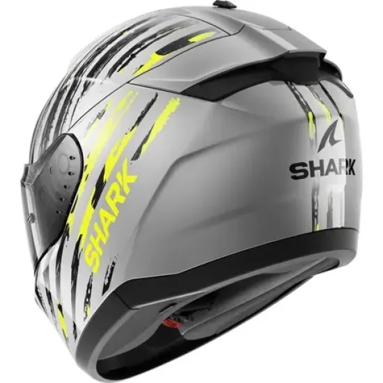 Каска SHARK RIDILL 2 MOLOKAI GLOSS GREY/BLACK/YELLOW FLUO - безопасност и стил